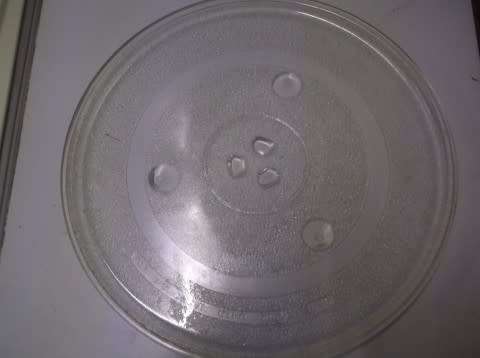 MICROWAVE PLATE : CLOVER COUPLER  ( 317mm DIAMETER ) ( 215mm RING DIAMETER )